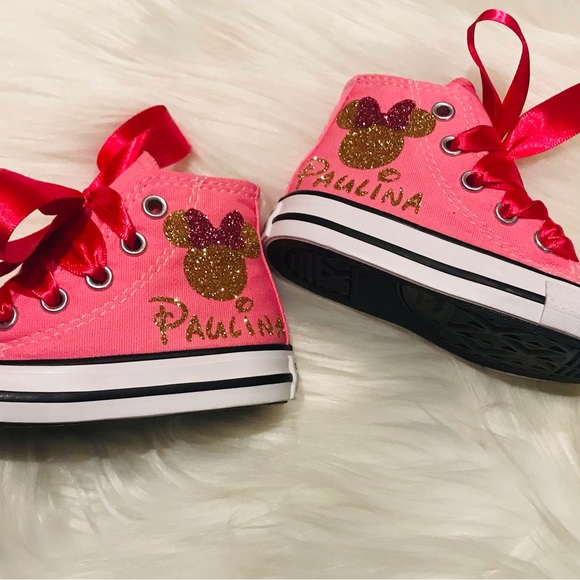 size baby toddler Minnie Mouse Shoes Personalized with your